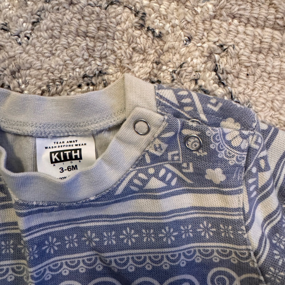 Kith Baby Short Set in Blue - Picture 3 of 5